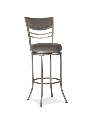 30" Amherst Swivel Barstool Metal/champagne - Hillsdale Furniture