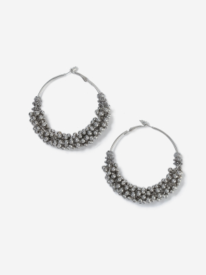 **beaded Hoop Earrings