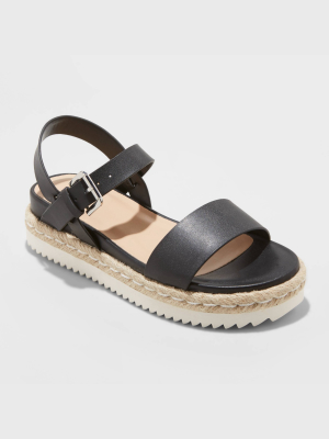 Women's Rianne Espadrille Ankle Strap Sandals - A New Day™
