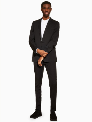 Black Ultra Skinny Fit Suit Pants