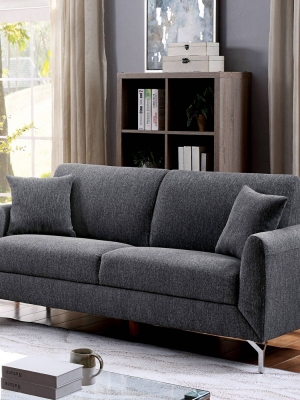 Gannet Rounded Arms Sofa Gray - Mibasics