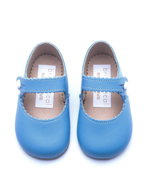 Britannical X Early Days - Emma Pre-walker Baby Shoes - Porcelain Blue