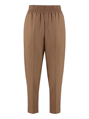 Brunello Cucinelli High-waisted Tapered Pants