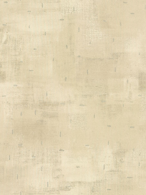 Portia Distressed Texture Wallpaper In Beige From The Polished Collection By Brewster Home Fashions