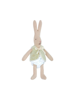 Maileg Micro Bunny In Striped Suit