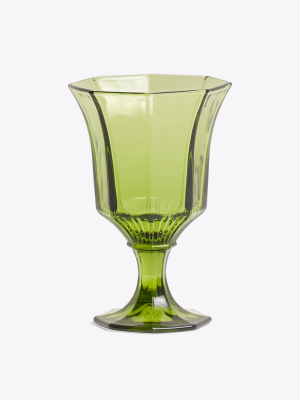 Pressed-glass Wine Glass, Set Of 4