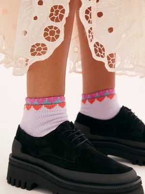 Kitsey Heart Cuff Anklet Socks