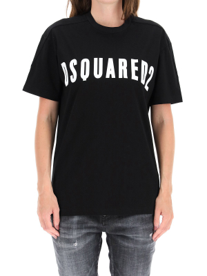 Dsquared2 Logo Print Crewneck T-shirt