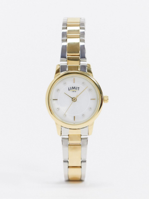 Limit Bracelet Watch In Two Tone