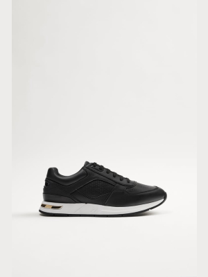 Luxe Black Sneakers