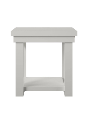 Liberty End Table White - Room & Joy