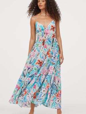 Textured-weave Maxi Dress