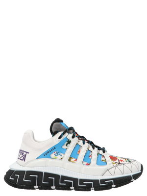 Versace Trésor De La Mer Print Sneakers