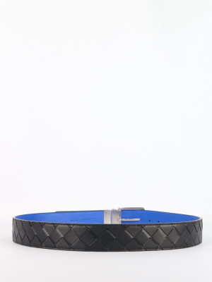 Bottega Veneta Intrecciato Buckle Belt