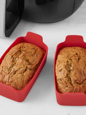 Williams Sonoma Air Fryer Silicone Loaf Pans: Set Of 2