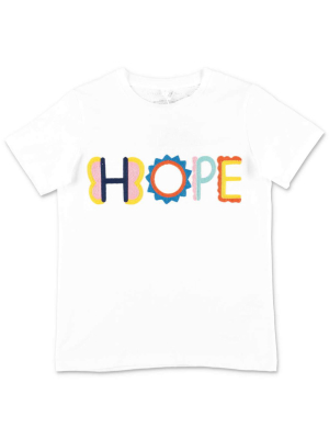 Stella Mccartney Kids Hope Print T-shirt