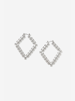 **diamond Cut Out Earrings