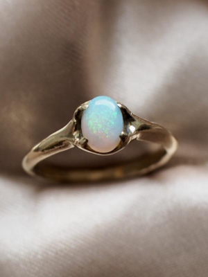 Classic Oval Opal Ring