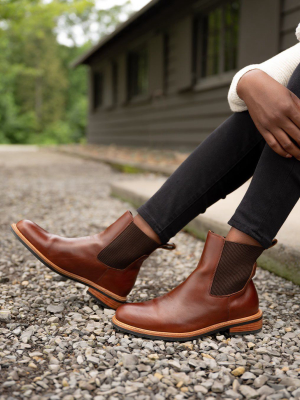 Carmen Chelsea Boot - Brandy