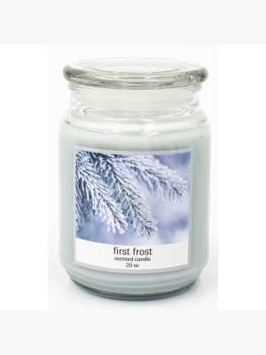 20oz Glass Jar First Frost Candle