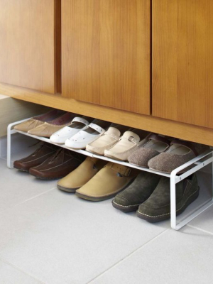 Frame Expandable And Stackable Shoe Rack - Steel In Various Colors