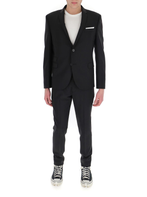 Neil Barrett Single Breasted Two Piece Suit