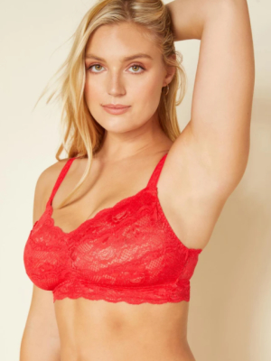 Cosabella Never Say Never Bralette -rossetto