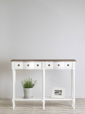 Julieth Console Table White - East At Main