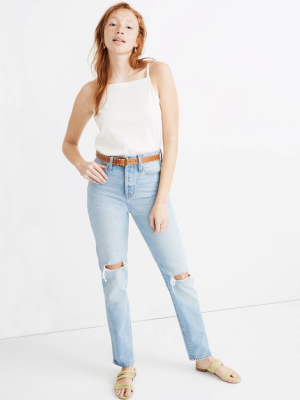 Classic Straight Full-length Jeans In Hartsville Wash