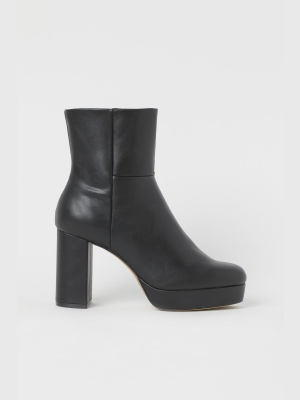 Platform Ankle Boots