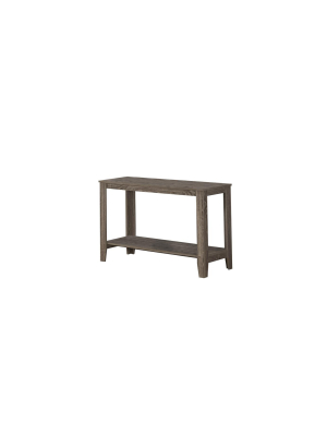 Monarch Specialties Contemporary Accent Rectangular Side End Table, Dark Taupe