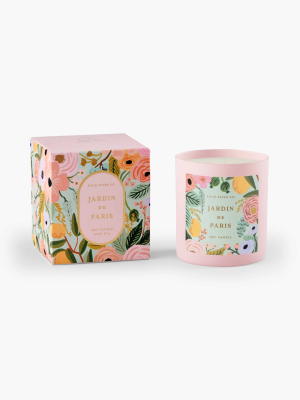 Rifle Paper Co. Jardin De Paris Candle - Glass