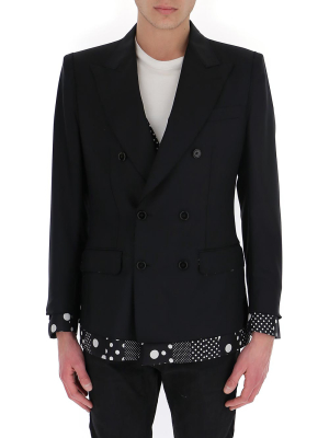 Dolce & Gabbana Polka-dot Double-breasted Blazer