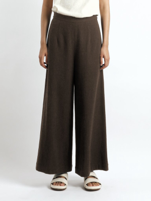 Signature Wide-legged Trouser - Olive