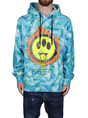 Barrow Tie-dyed Drawstring Hoodie