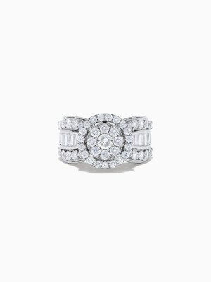 Effy Bouquet 14k White Gold Diamond Cluster Ring, 2.51 Tcw