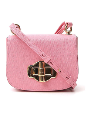 Prada Lock Detail Shoulder Bag