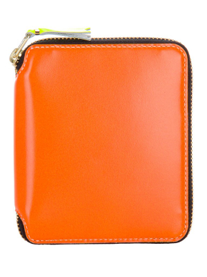 Comme Des Garçons Wallet Colour-block Zip Wallet