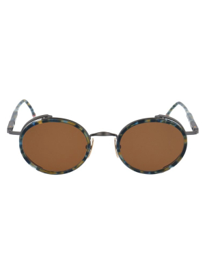 Thom Browne Eyewear Round Frame Sunglasses