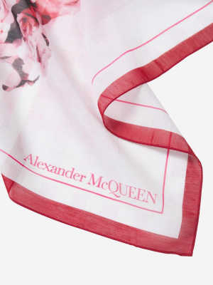 Alexander Mcqueen Skull Motif Scarf