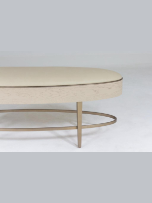 Global Views Ellipse Ivory Bench