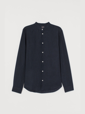 Regular Fit Linen Shirt