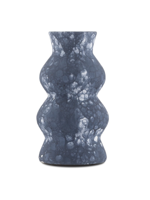 Currey & Company Phonecian Vase - Blue