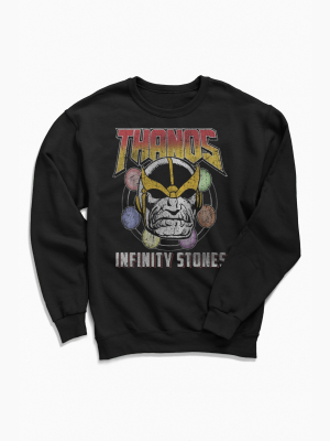 Thanos Infinity Stones Retro Crew Neck Sweatshirt