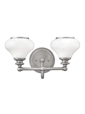 Bath Ainsley Bath Two Light Brushed Nickel