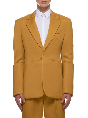 Padded Suit Jacket (003-02-yellow)