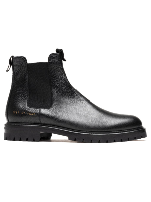 Common Projects Winter Chelsea Bumpy - Black