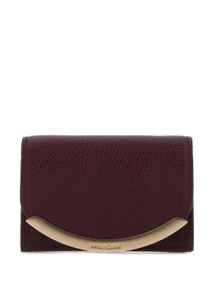 See By Chloé Logo Plaque Foldover Wallet