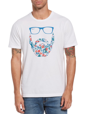 Floral Beard Tee