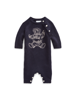 Polo Bear Cotton Coverall